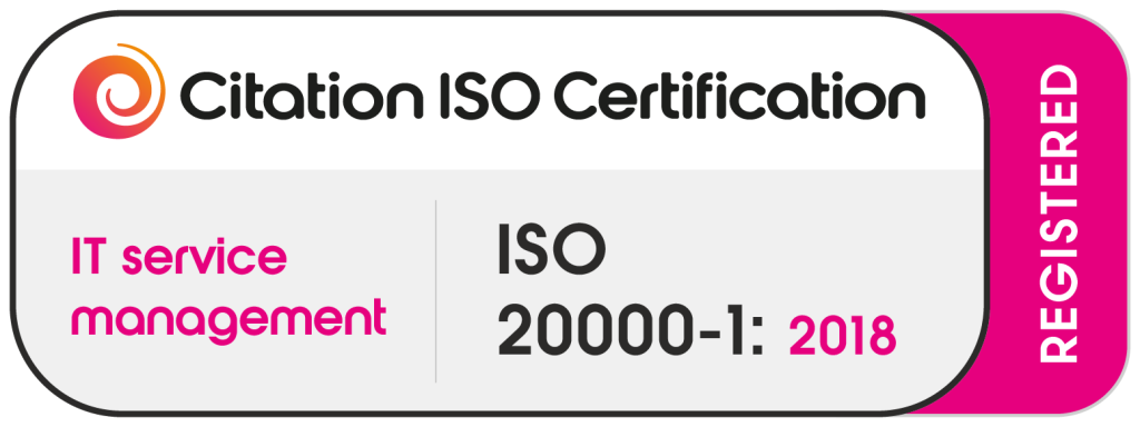 ISO 20000-1 2018 badge