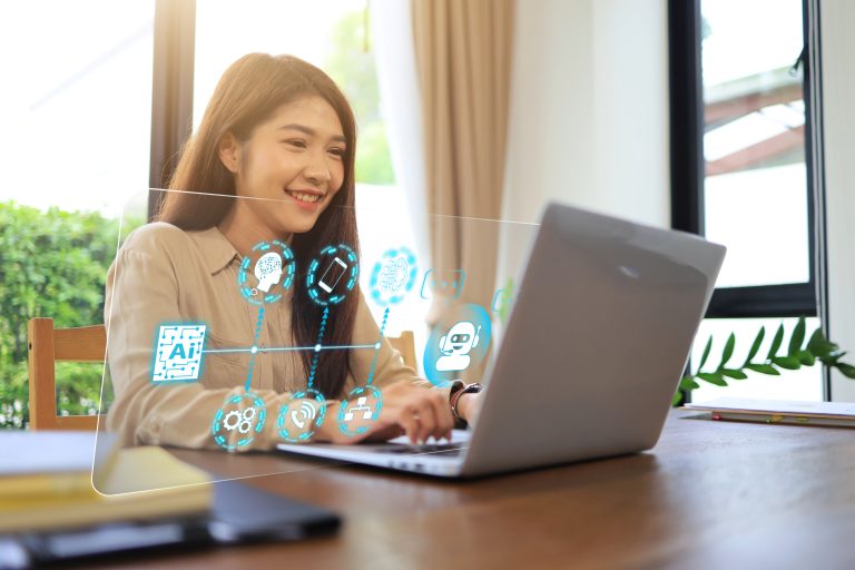 Employee using Ai