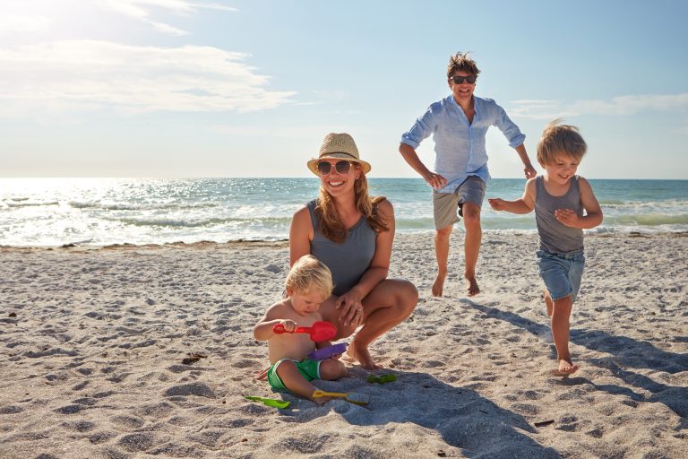 People on a beach