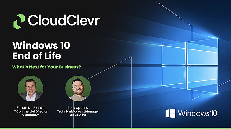 Thumbnail of the Windows 10 End of Life on-demand webinar title slide