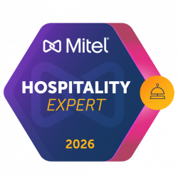 Mitel Hospitality Expert Badge