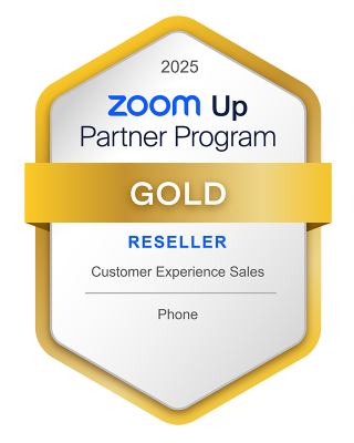 Zoom Gold Reseller badge